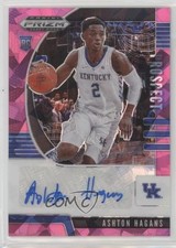 2020 Panini Prizm Draft Picks Prospect Pink Ice Ashton Hagans #PA-AH Auto 0s23