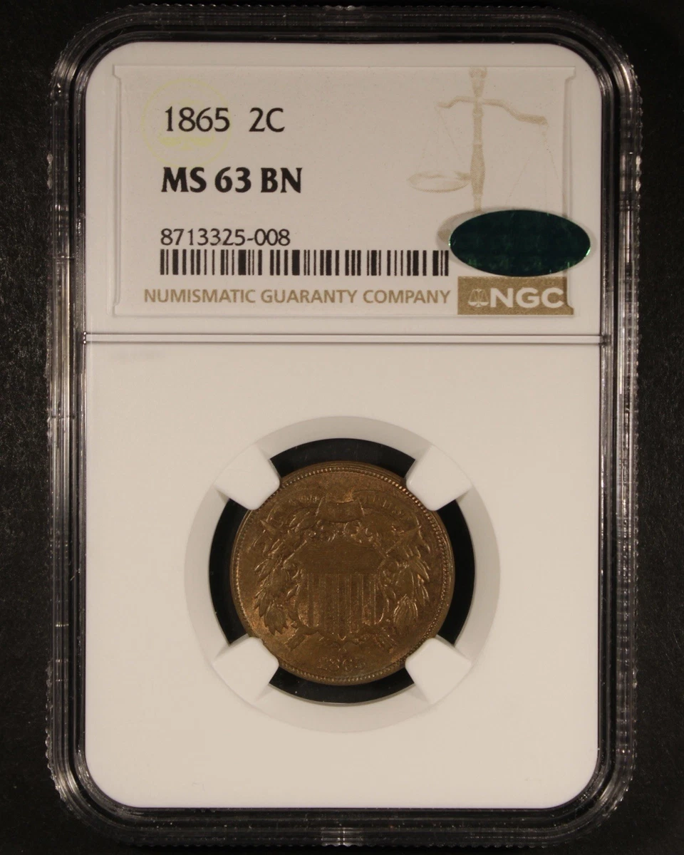 NGC Certified US Two Cents 1865 Year for sale | eBay