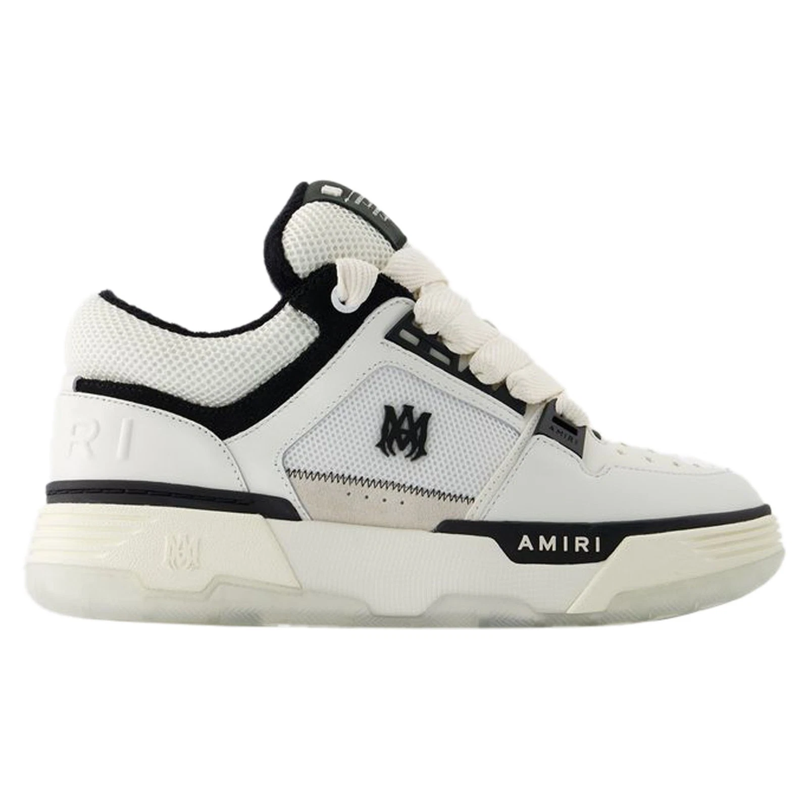 AMIRI SNEAKERS Sneakers Ma 1 Amiri Pelle Bianco Nero