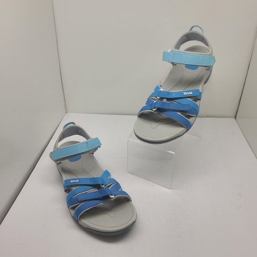 Teva Tirra Strappy Sandals Water Shoes Blue Women’s Size 9 - Picture 2 of 11