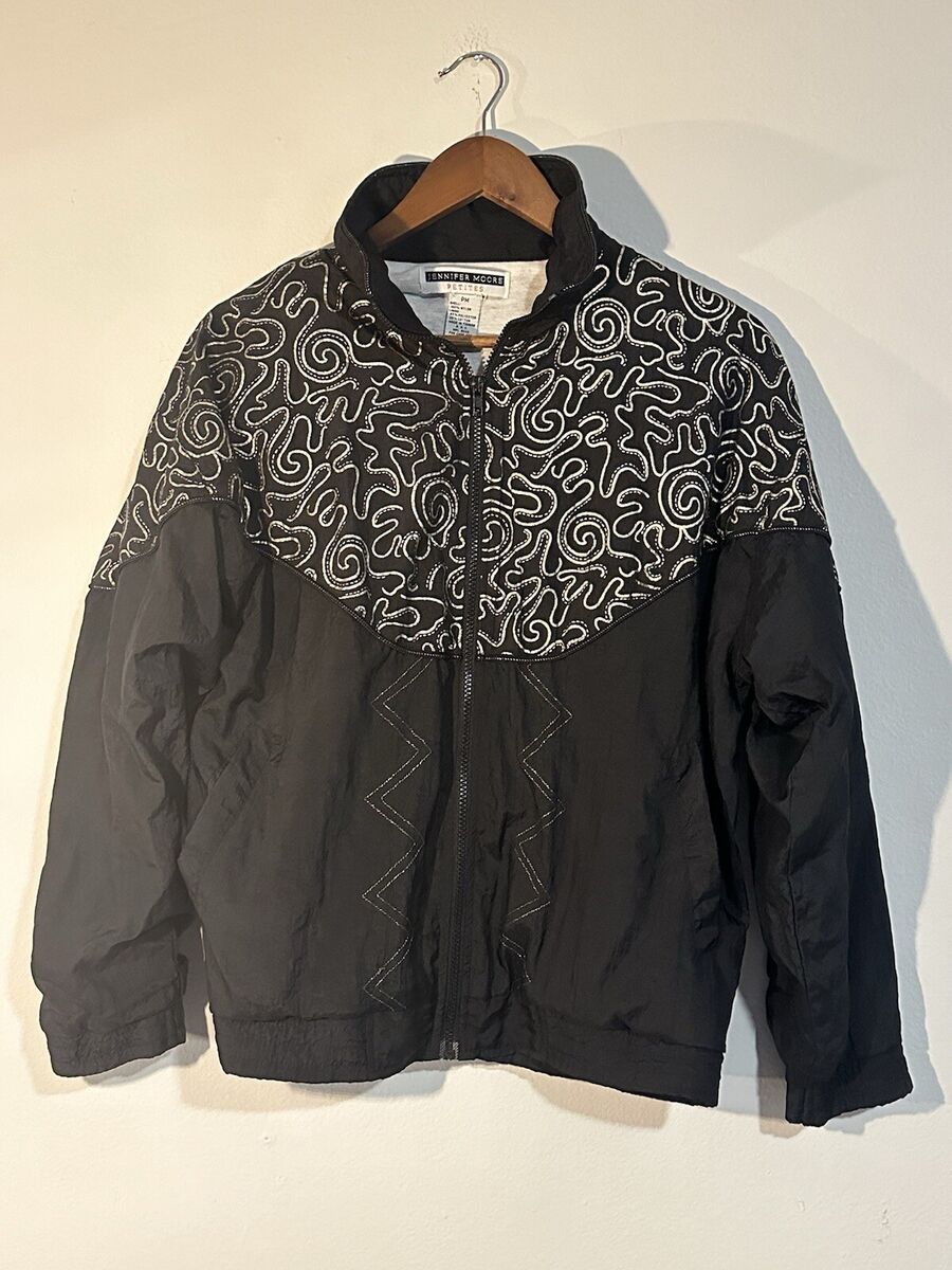 ジャケット・アウター jennifer moore activewear nylon jacket Vintage Jennifer Moore Activewear Windbreaker Womens Large