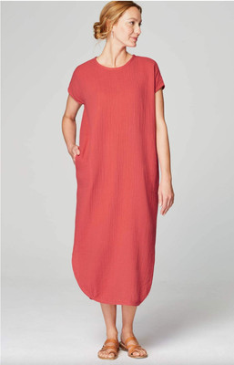 J.Jill ~ M(12/14) ~ NEW Excellent Pure Jill Organic Cotton Shirttail Dress ~ NWT