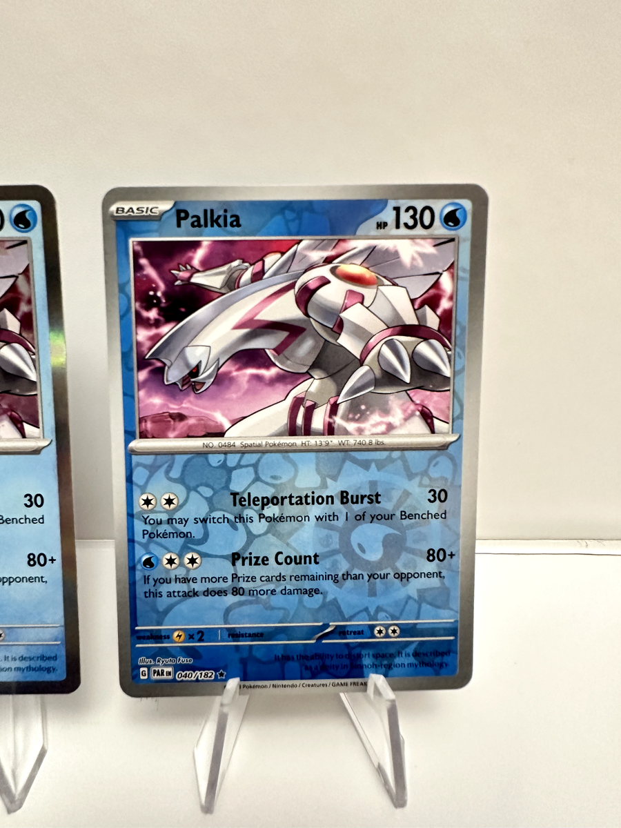 Palkia 040/182 - Paradox Rift - Pokémon TCG - Holo Rare + Reverse