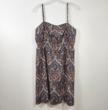 J.CREW Size M Women's Mini Sun Dress Paisley Print