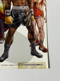 Buriki One SNK Hyper Neo Geo 64 Arcade Art Set Japan