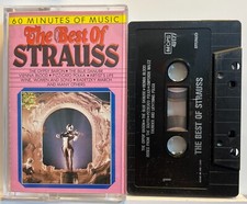 The Best Of Strauss : 60 Minutes Of Music Cassette Tape  Rare  Very Good 