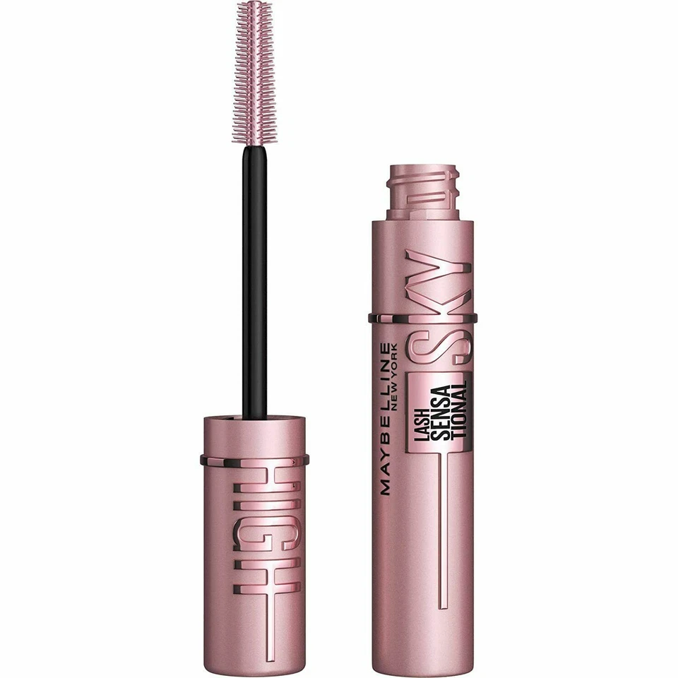 (2 Pack) Maybelline Sky High Blackest Black Sensational Washable Mascara 0.24 oz - Image 2 of 4