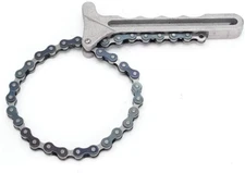 Heavy duty 16" Chain Oil Filter Wrench Capacity 4" Oil Filter Chain Wrench
