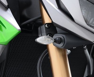 R&G Racing Black Front Indicator Adapter Kit FAP0004BK