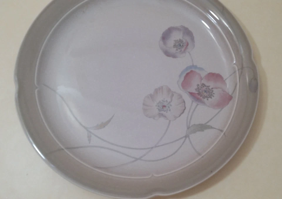 VAJILLA-Poppiesby MIKASA/12" Plato de picar (plato redondo)-Usado Foto 2 de 4