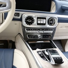 Passend f&uuml;r Mercedes G-Klasse 2019&ndash;23 Mittelkonsole Blenden Abdeckung Carbon