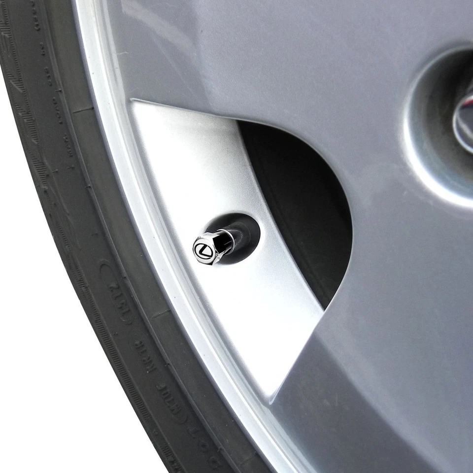 Lexus Tire Stem Valve Caps Set (Chrome) - Image 3 of 3