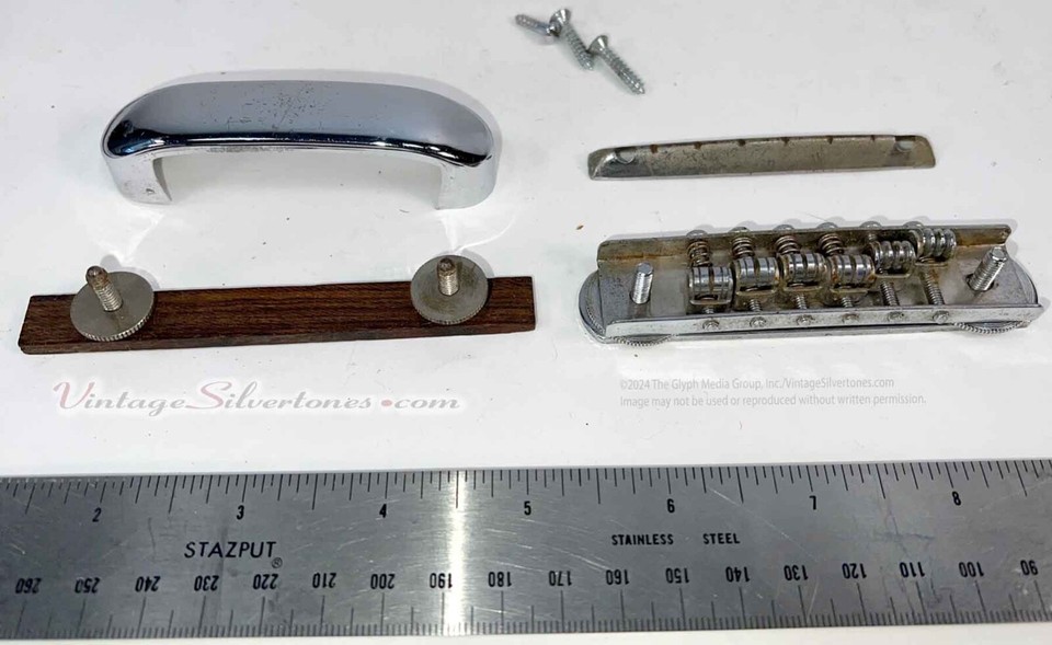 Electric guitar bridge parts misc 1960s? eBay