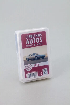 LIEBLINGS AUTOS Auto Quartett 1978 Baujahr Geburtsjahr 48. Geburtstag Geschenk Spielkarten Neu