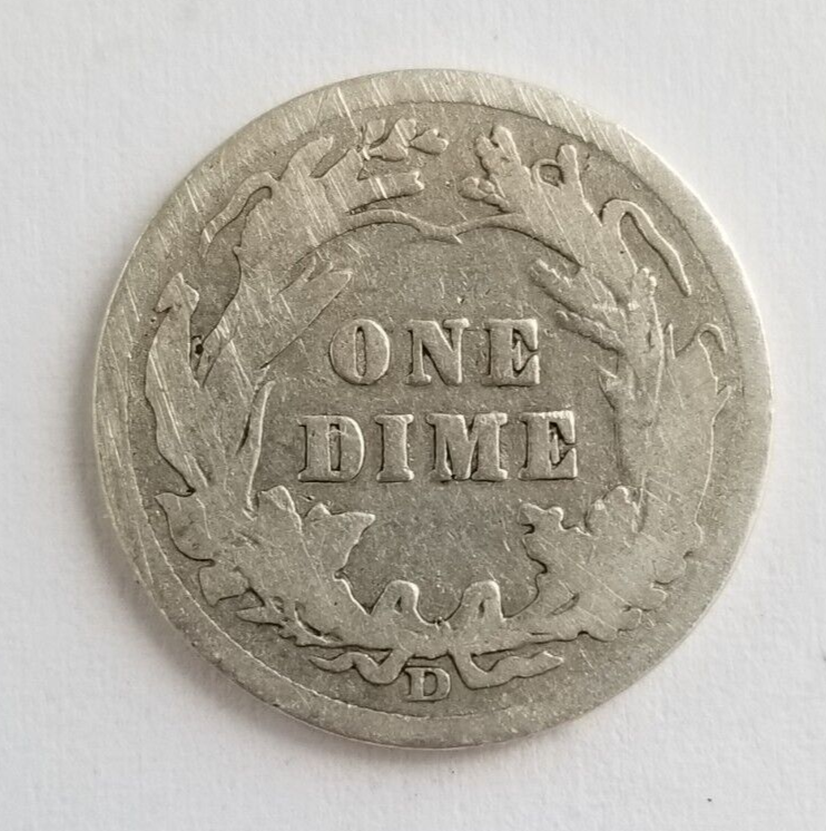 1908 D Barber Dime -- 90% Silver United States Denver Mint | eBay