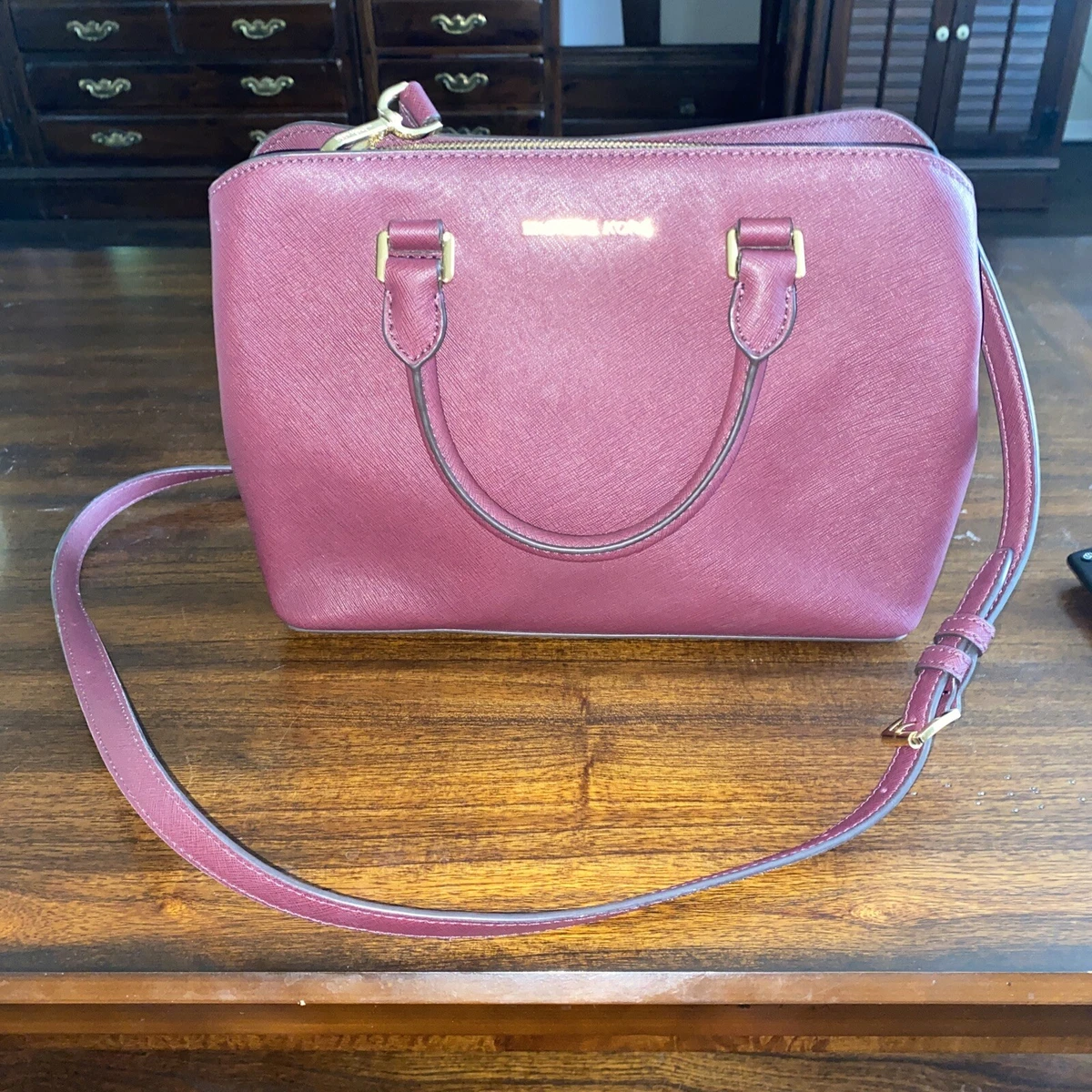 Michael kors savannah clearance satchel