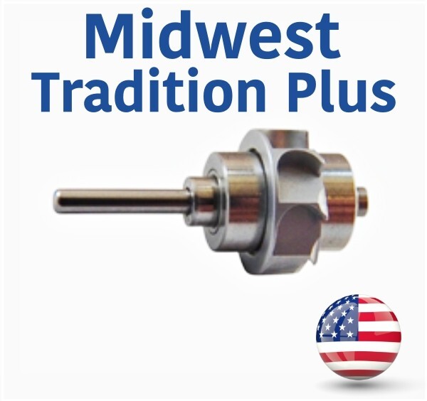 Midwest Tradition Plus Turbine Rotor Cartridge Ceramic Bearings
