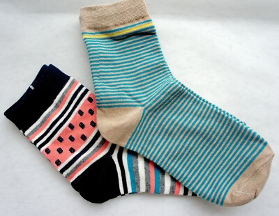 2 Paar Lustige Pusheen Damen Sneaker Socken Streifen  34-38