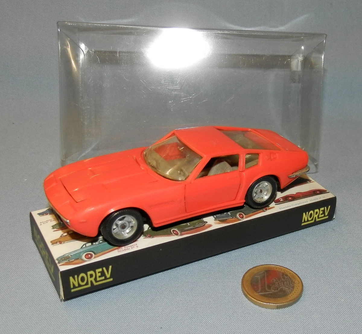 LOT 2 VOITURES NOREV MASERATI SPORT 200/SI 1/43