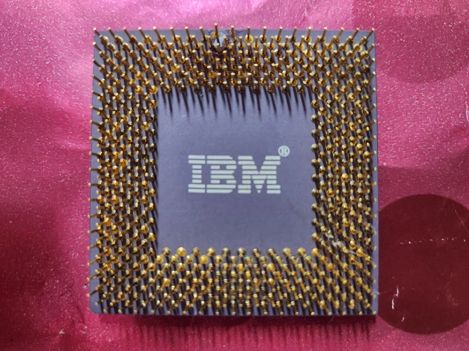 Lot 1 Vintage IBM NexGen Nx586 RISC86 MicroArchitecture CPU/Processor Gold Pins - Image 4 of 4