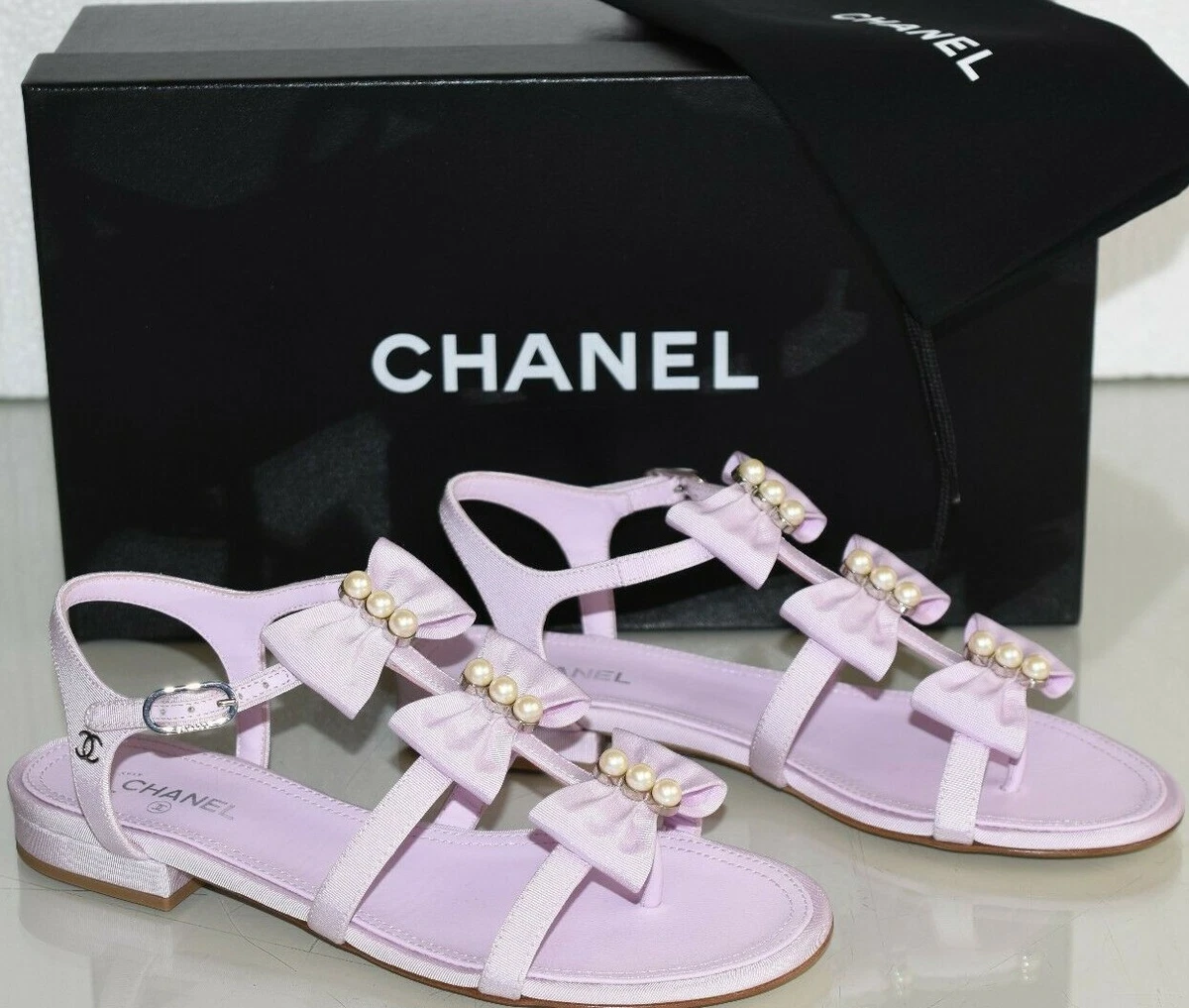 Lilac flat shop sandals