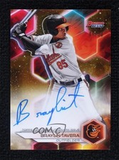2023 Bowman's Best of Gold Refractor 44/50 Braylin Tavera #B23-BT Auto 5x8