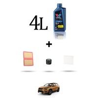 Hoffcar Set Service 3 Filter Und 4L ÖL FüR Seat Ateca ( Kh ) 1.0 Tsi 85Kw Von