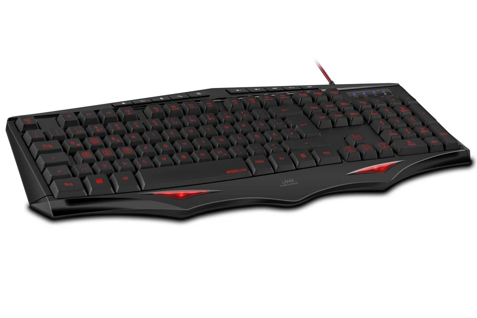 Speedlink LAMIA USB Gaming Tastatur LED SWE NO FIN DNK Nordic Keyboard-Layout - Bild 2 von 3