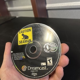 Caution Seaman Sega Dreamcast 2000 Disc Only