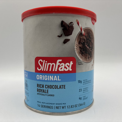 SlimFast FC2635 Rich Chocolate Royale 12.83 oz Powder Shake
