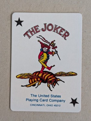Single playing card - Joker - USA - USPC - Bee Rider [9]