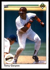 Tony Gwynn 1990 Upper Deck #344 Padres MLB READ FREE SHIPPING AutographDen