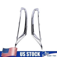 Front Bumper Trim Set Outer Center Applique For Chrysler 300 C Platinum 2015-17