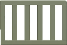 &  Toddler Safety Guardrail with Slats (Olive) – GREENGUARD Gold Certified, Conv