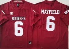 Baker Mayfield Oklahoma Sooners Football Jerseys - NWT - Size/Color Options