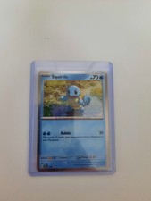 Pokemon TCG Squirtle SVP048 Scarlet & Violet 151 Cosmos Holo Black Star Promo 