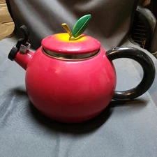 ⭐️⭐️🌟🌟Vintage MKI Kamenstein Tea Kettle Apple ,,read Item Description 