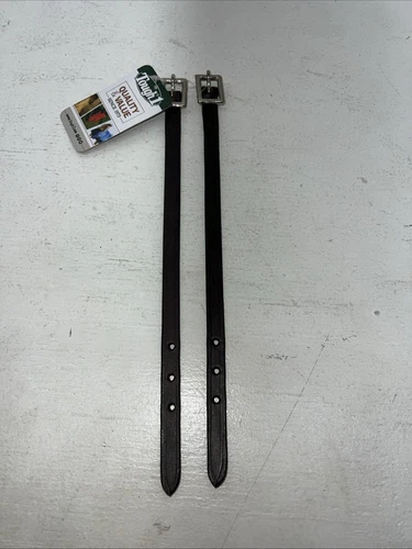 New Tough 1 Dark Oil Leather Straight Stirrup Hobble Strap #56-1132 FF-24