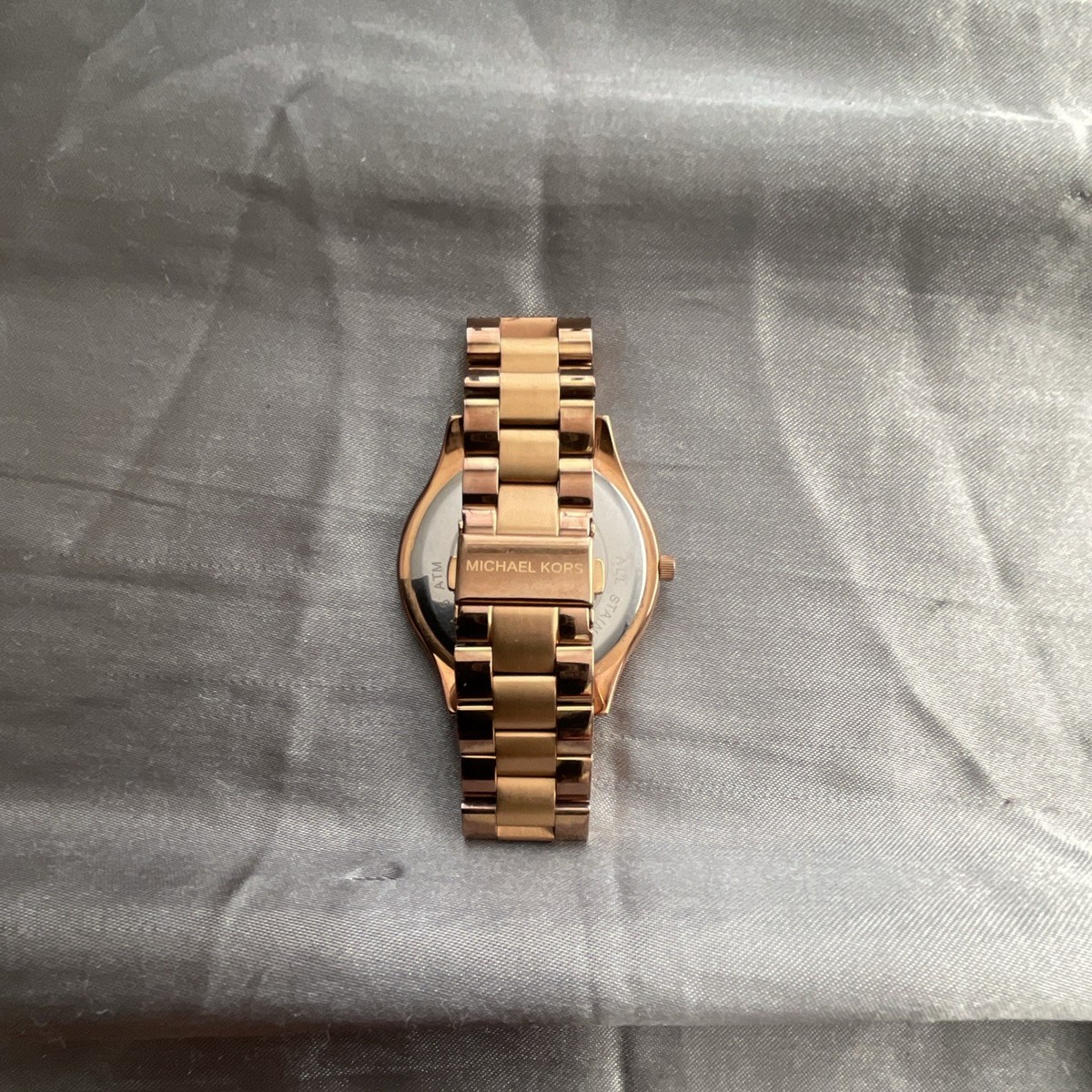 Michael Kors MK-3197 Rose Gold Dress Watch Quartz Analog; needs new battery View 6