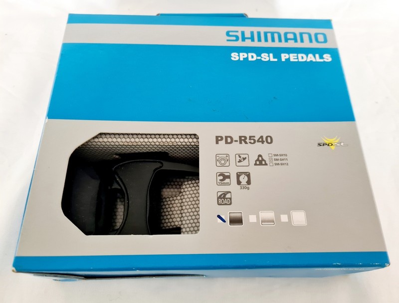 Shimano SPD SL PD-R540 Clipless Bike Pedals Black New In Box