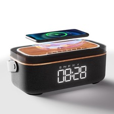 Alarm Clock Bluetooth Speaker for Bedroom, Bluetooth Stereo Sound Speaker, Fa...