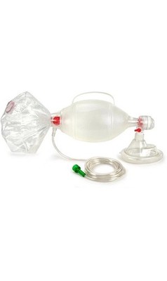 AMBU Bag SPUR II Pediatric Resuscitator Toddler Mask & Oxygen Reservoir 
