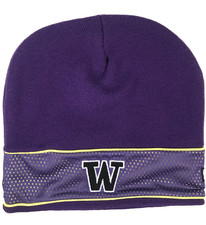 WASHINGTON HUSKIES Knit Beanie Winter Hat NCAA COLLEGE FOOTBALL New Era NEW TAG