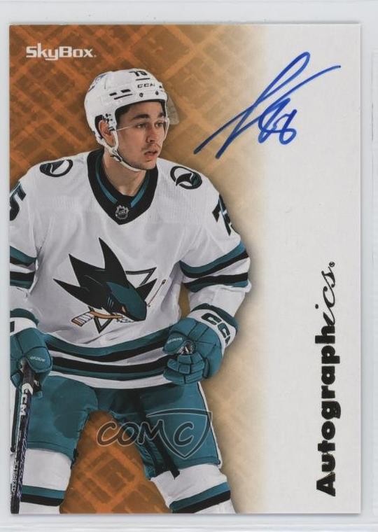 2023-24 Skybox E-X 2000 Autographics Rookies Danil Gushchin #AG-DG Auto RC 3d2