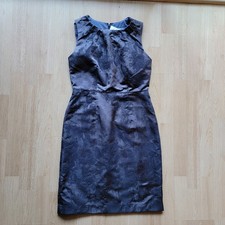 NWT LOFT Women's Size 2 Sheath Dress Dark Gray Textured Sleeveless