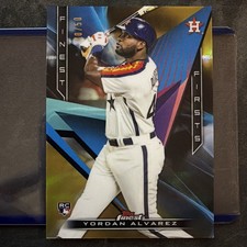 2020 Topps Finest Finest Firsts Gold Refractor 40/50 Yordan Alvarez