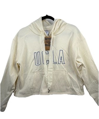 NWT Rivalry Tags UCLA Quilted Cropped Hoodie Women's Size Medium (8-10)