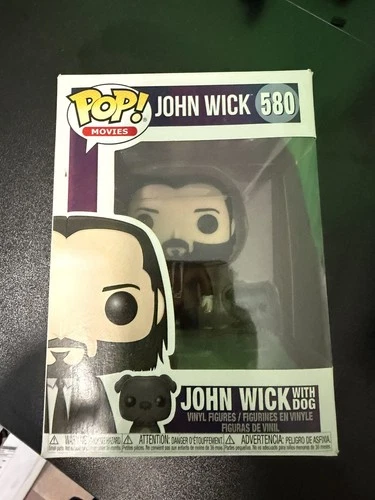 Funko Pop! Vinyl John Wick with Dog #580 Movies Vinyl Figure