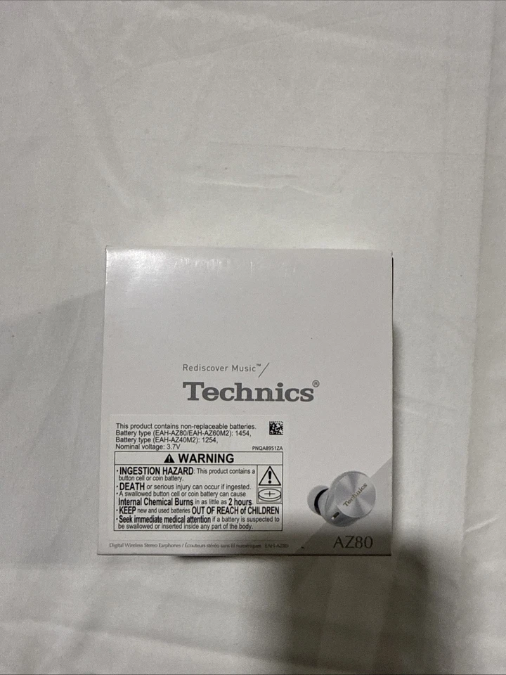 Panasonic Technics EAH-AZ80 Silver Premium True Wireless Earbuds Noise Canceling - Image 4 of 4