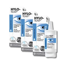 Hylo-Tear Long Lasting Eye Drops 10mL, Pack of 3.  Exp 2027.